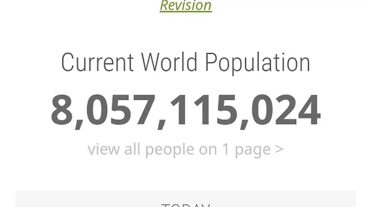 EARTH POPULATION TODAY 8.057.1145.024