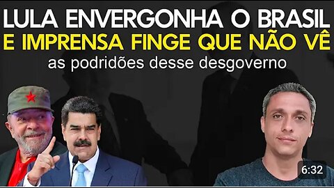 LULA embarrasses Brazil once again in front of the world and the pres pretends that nothing happened
