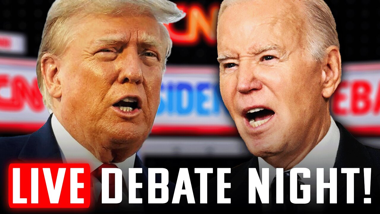 🚨LIVE NOW: Trump Vs Biden/RIGGED CNN For 1st Presidential Debate!!