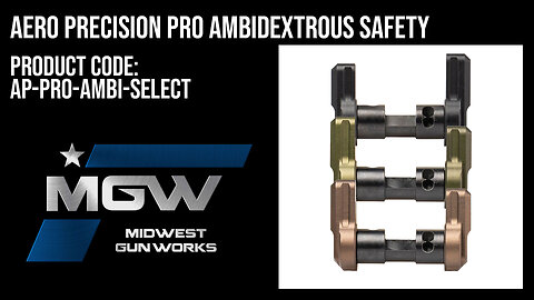 Aero Precision Pro Ambidextrous Safety Selector - AP-PRO-AMBI-SELECT