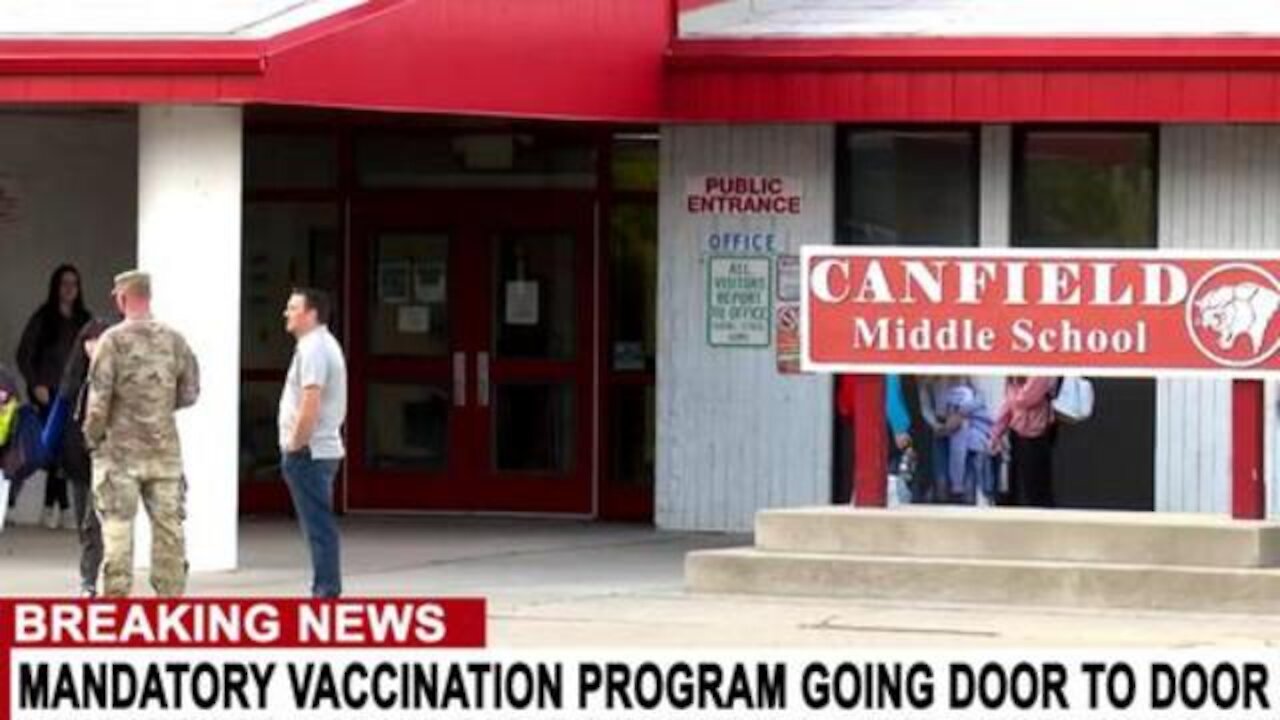 CHILDREN UNDER MILITARY ESCORT SECRETLY VACCINATED AT U.S. MIDDLE SCHOOLS - OVER 300 CHILDREN KILLED
