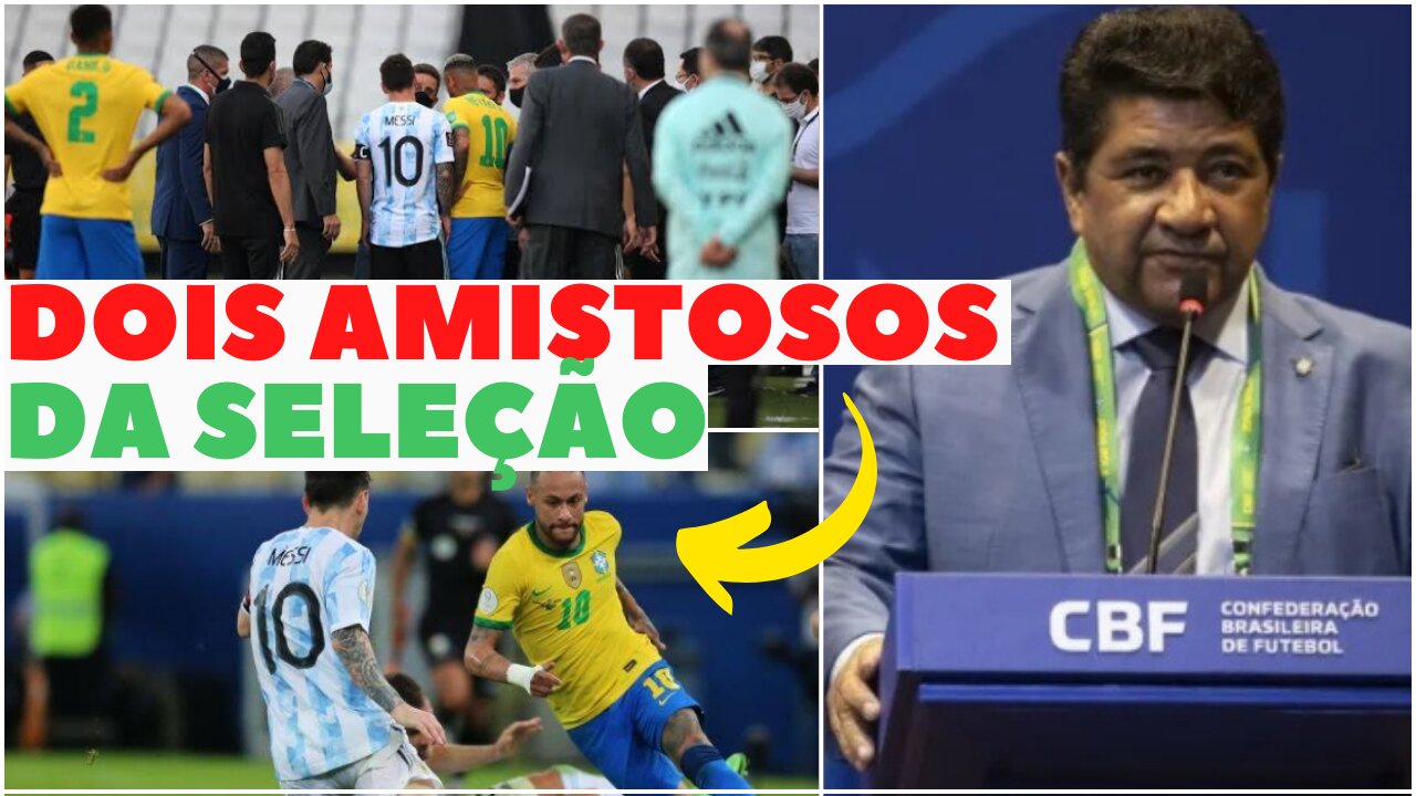 Veja os Amistosos confirmados da Seleção Brasileira.