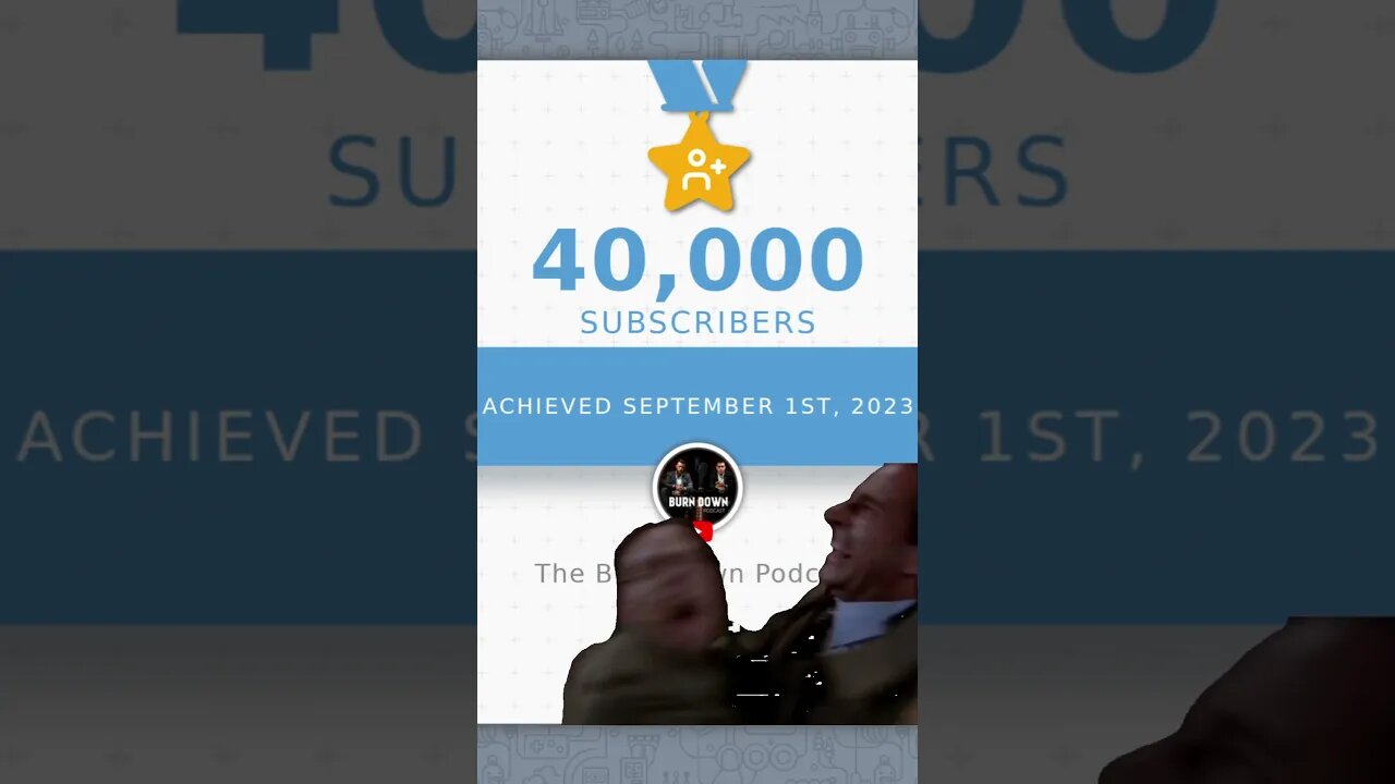 We recently HIT 40K subscribers on YouTube! Thank you for all the support! #burndownpodcast #cigars