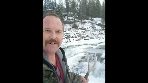 Out For A Hike With Family. Winter in BC. River is Beautiful