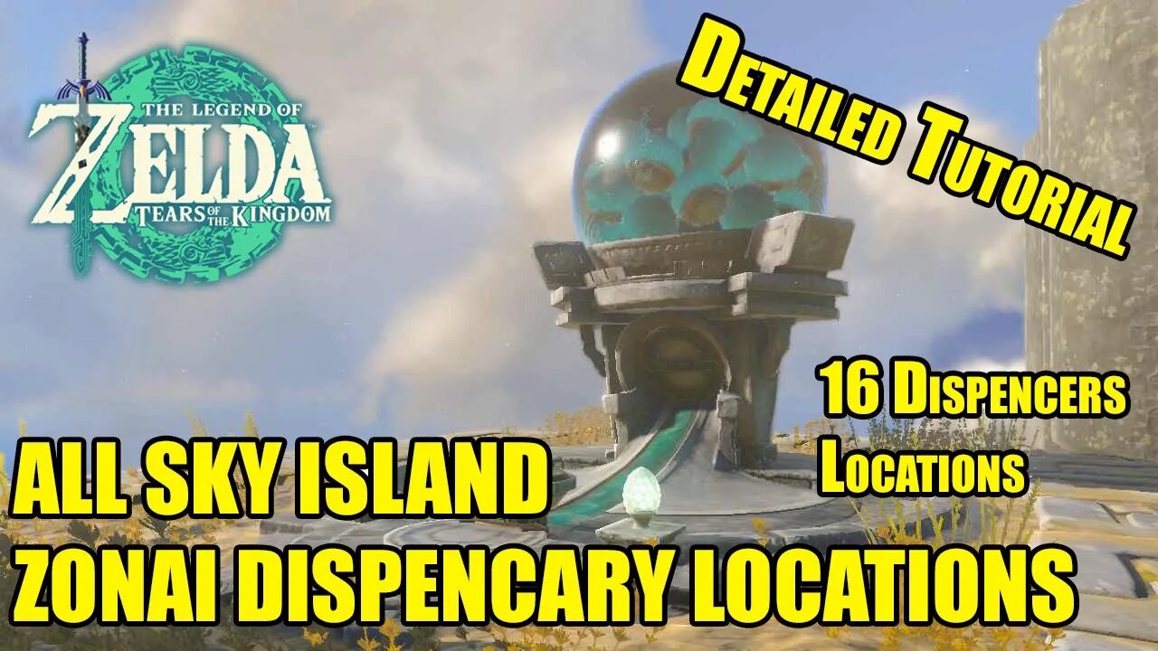 ALL Sky Island Zonai Device Dispensary Locations | Find Every Zonai Device in Tears of the Kingdom