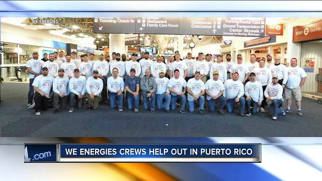 We Energies sends aid to Puerto Rico