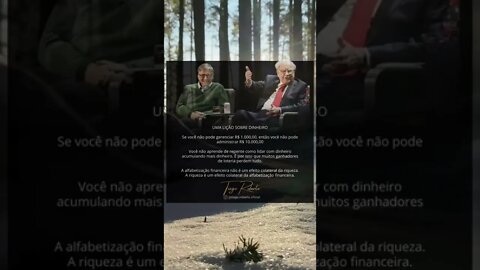 Uma lição sobre dinheiro
