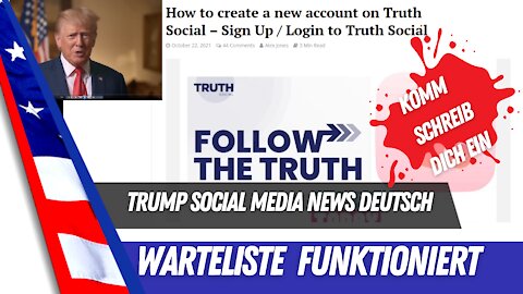 Warteliste Social Media Trump funktioniert