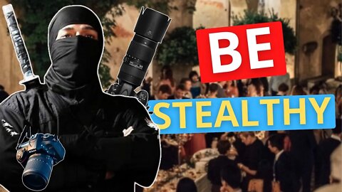 How to be stealthy as an event photographer