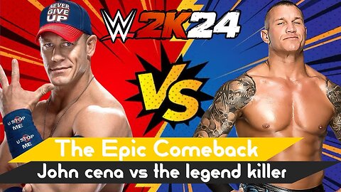 WWE 2K24 John Cena Vs The legend Killer Randy Ortan