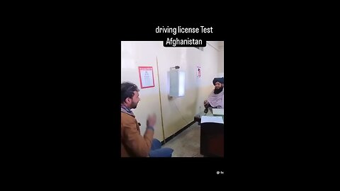 Afghani driving license test