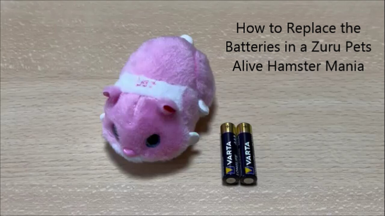 How to Replace the Batteries in a Zuru Pets Alive Hamster Mania