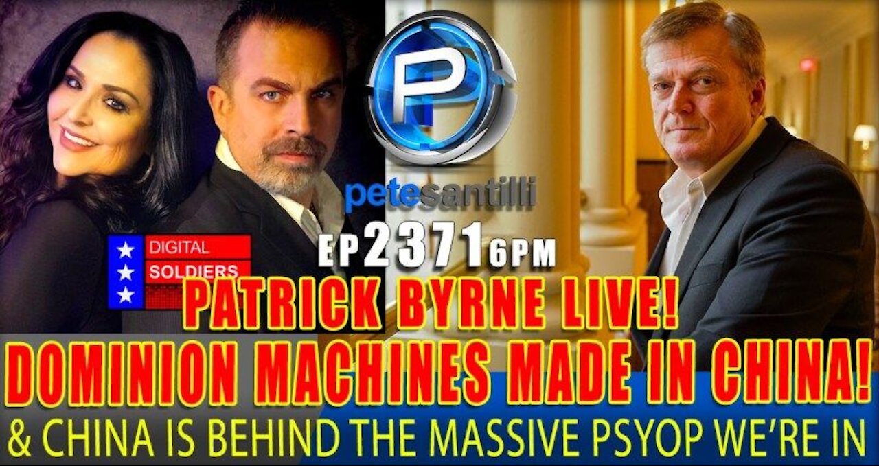 03/16/2021 Patrick Byrne The Deep Rig Book #1 Bestselling Book Interview The Pete Santilli Show