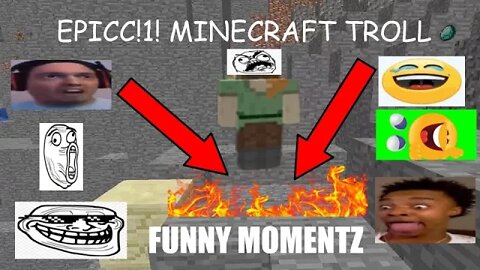 Minecraft funny EPIC TROLL moments of ALL time OF 2012 😅 😂