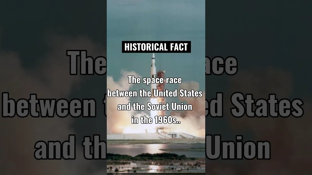 The space race between the United States and the Soviet Union in the 1960s