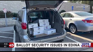 Courier Fired after Boxes of Ballots left Unattended for Nearly 10 minutes in Edina