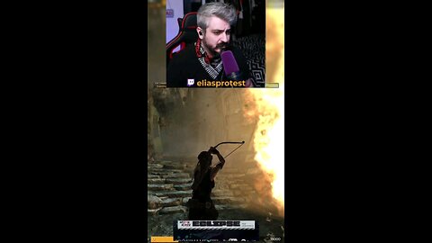 viendo el mundo arder en Tomb Raider, #humorgamer #videojuegos #tombraider #eliasprotest