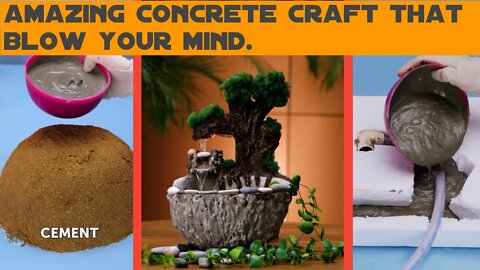 The most creative concrete craft to catch your zen.