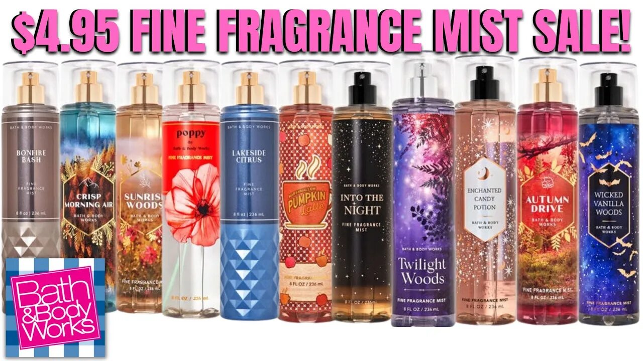 $4.95 FINE FRAGRANCE MIST 2-DAY SALE | WEBSITE WALK THRU! | BATH & BODYWORKS | #bathandbodyworks