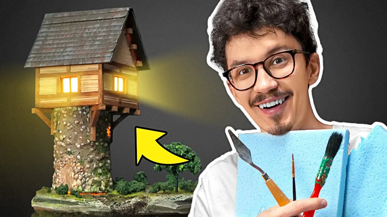 I DO! I DO! I DO! Trash to Medieval Tower House Lamp!