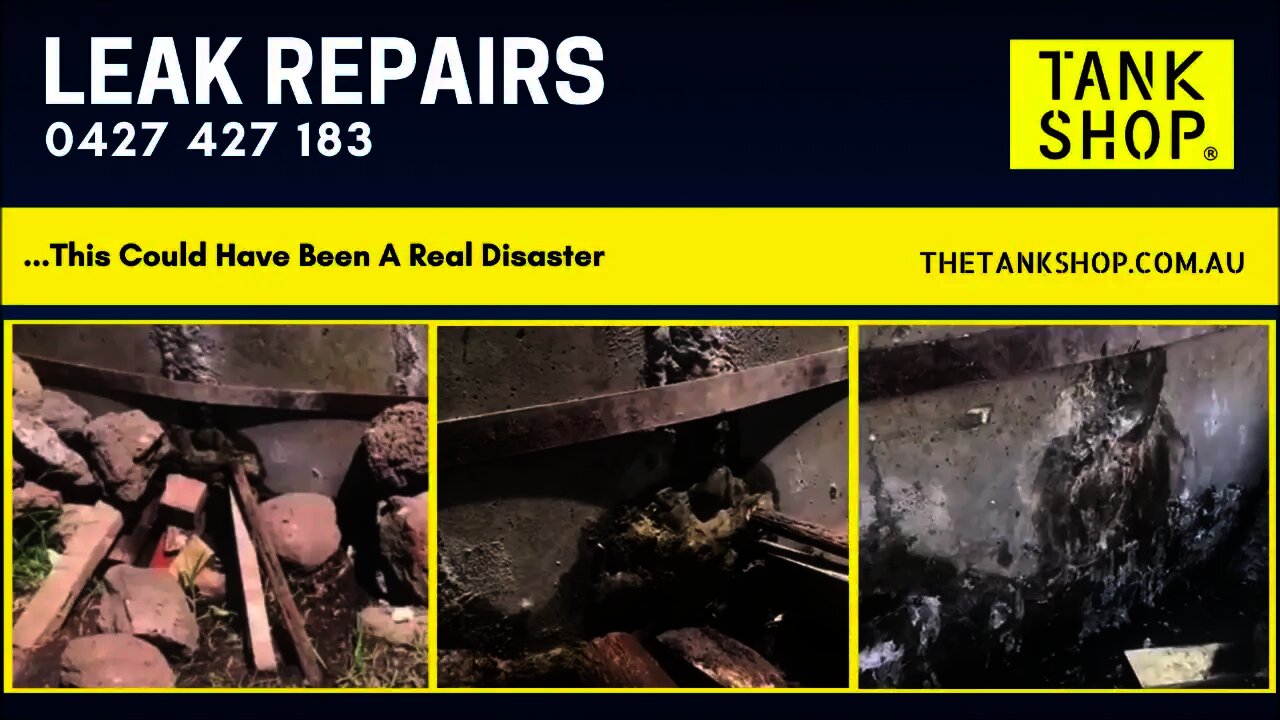 Koo Wee Rup - leaking concrete water tank repair process - this video shows how to repair.
