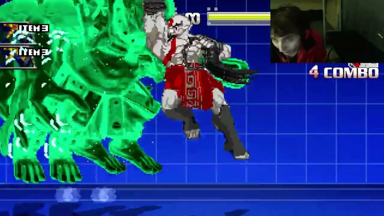 Trolls VS Kratos On The Hardest Difficulty In An Epic Battle In The MUGEN Video Game With Commentary