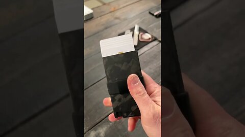 The BEST card mechanism on a modern EDC wallet? #shorts #youtubeshorts