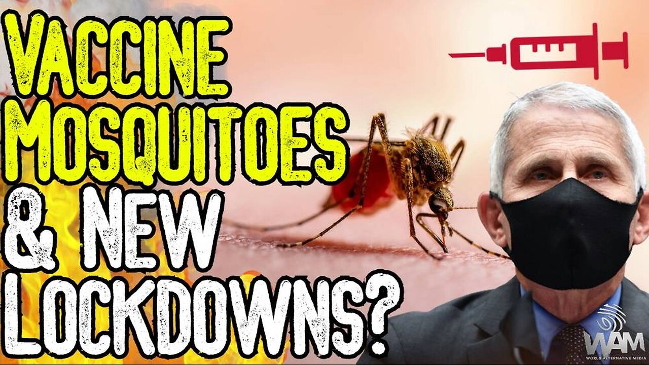 VACCINE MOSQUITOES & NEW LOCKDOWNS? - Fauci Hospitalized - Bill Gates Mosquitoes In Massachusetts