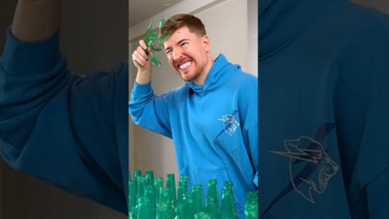 Bottle Head Smashing World Record Attempt