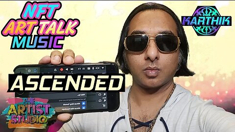 Ascended by @karthik_nft 🎶🎨 How to Make Uplifting Electronic Music Beats On @Apple iPhone