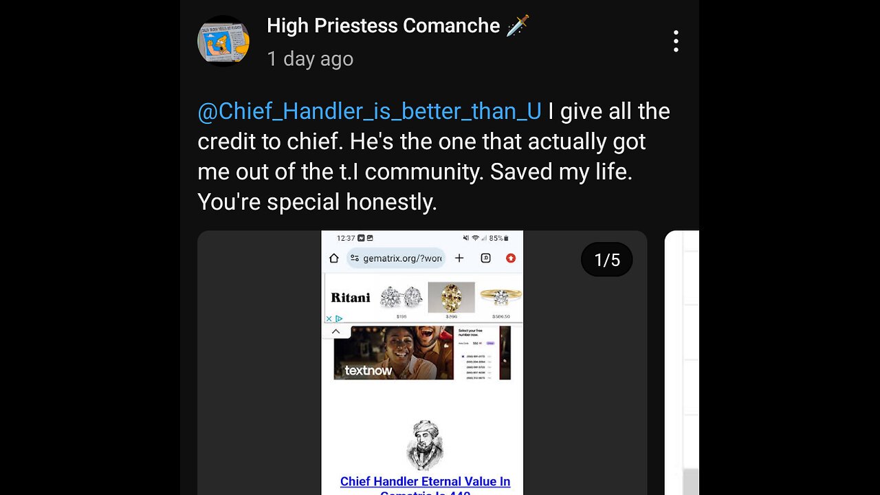 Chief Handler's assistant stalker.