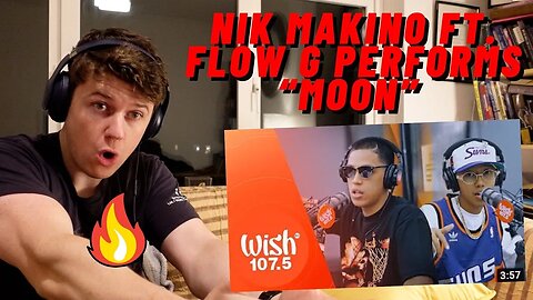 IRISH REACTION Nik Makino ft. Flow G performs “Moon” LIVE on Wish 107.5 Bus!! EPIC FLOW FROM FLOW G!