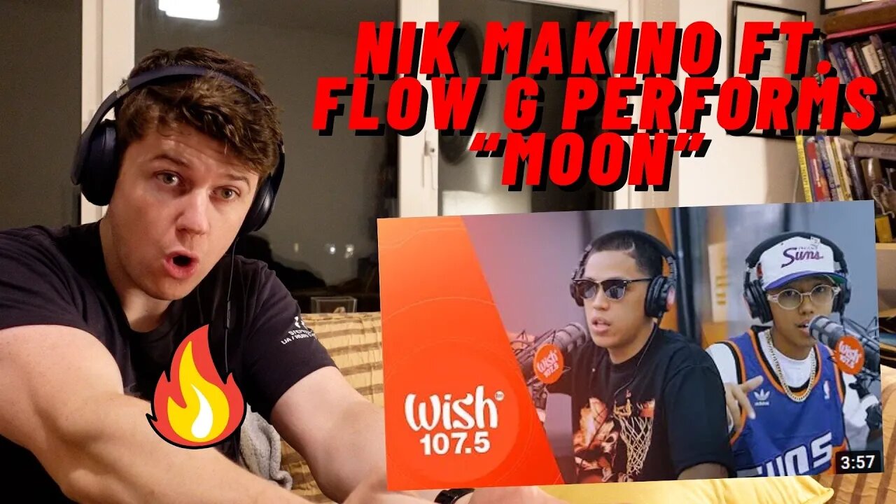 IRISH REACTION Nik Makino ft. Flow G performs “Moon” LIVE on Wish 107.5 Bus!! EPIC FLOW FROM FLOW G!