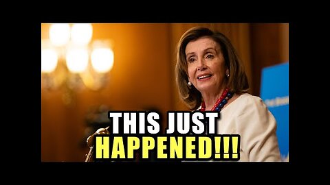 BREAKING: Nancy Pelosi Finished