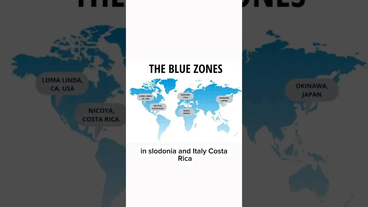 What’s so special about the blue zones anyway? #shorts