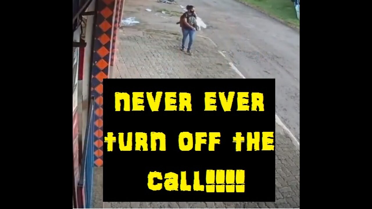 NEVER EVER TURN OFF THE CALL!!!