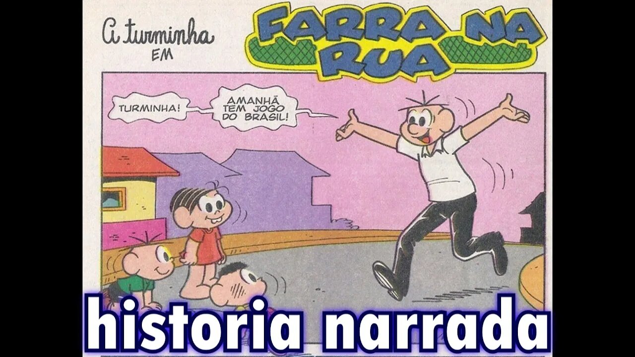 A turminha em-Farra na rua | Gibis do Rapha