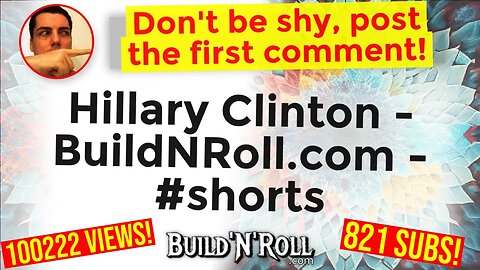 Hillary Clinton - BuildNRoll.com - #shorts