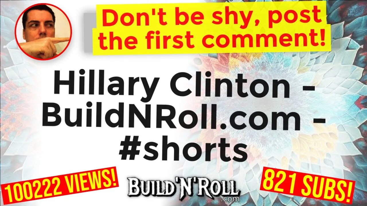 Hillary Clinton - BuildNRoll.com - #shorts