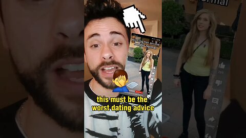 Worst Dating Advice EVER🤦‍♂️ #shorts #datingadvice #dating