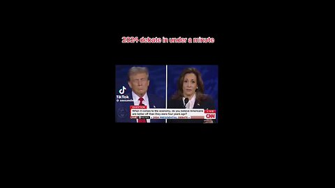 Trump Kamala Debate under 1 min