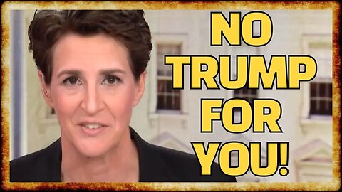 Maddow's LAUGHABLE Excuse for Ignoring Trump's Campaign Speech