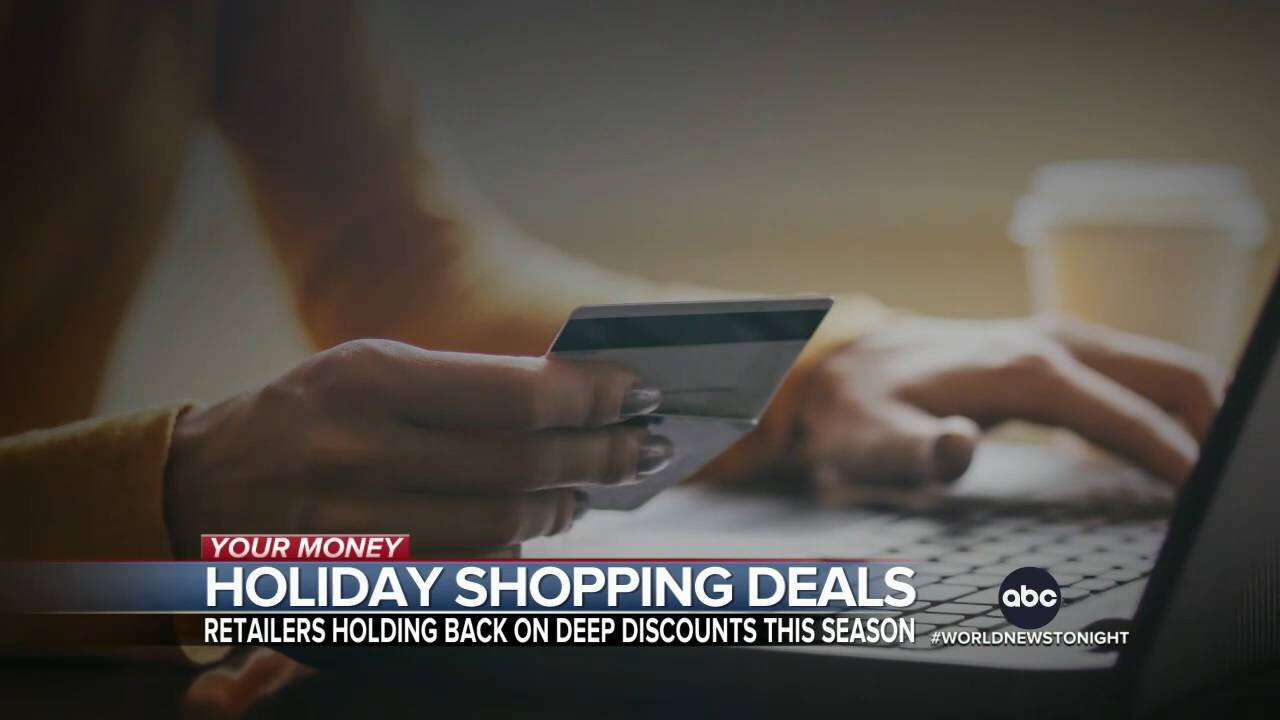 Holiday shopping discounts hard to find this Christmas
