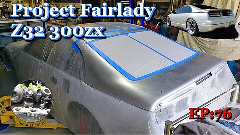 Pre Paint Bodywork Part2. Project Fairlady Z32 300zx Twin Turbo EP:76