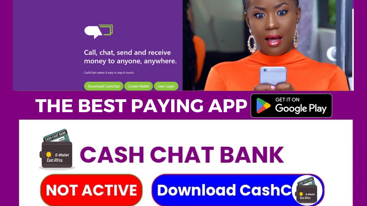 WE ARE WORKING RIGHT NOW IN CASH CHAT BANK