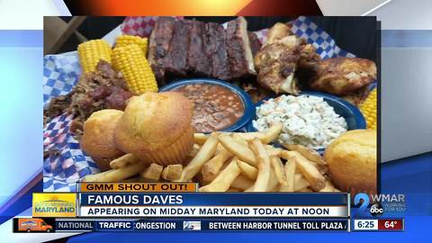 Good morning from Famous Daves!