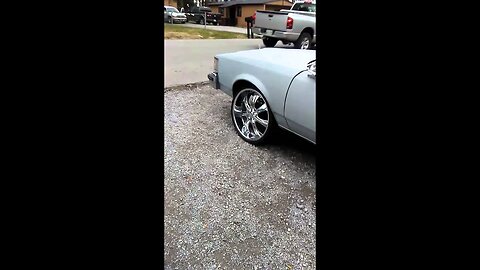 1986 Cutlass Supreme on 24s