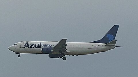 Boeing 737-400F PR-AJY vindo de Campinas para Manaus