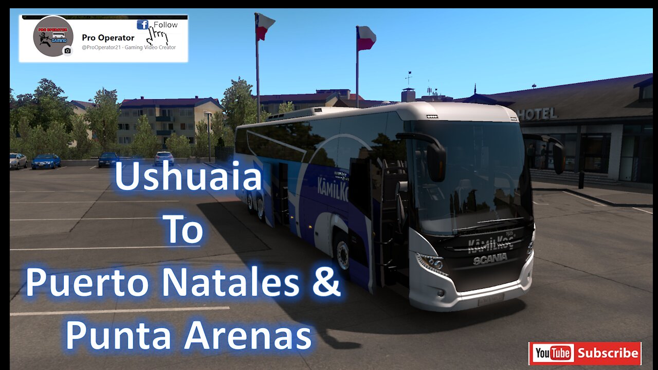 ETS2 Bus Mod: Explore EAA MAP Promods Ushuaia to PuertoNatales