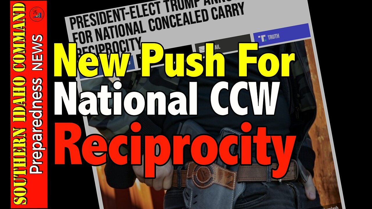 President Trump Pushes For National Carry Reciprocity